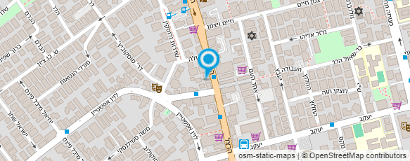 מפת הגעה אל פיצה פצץ רחובות