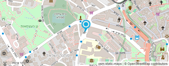 מפת הגעה אל מסעדת ורנדה - Veranda