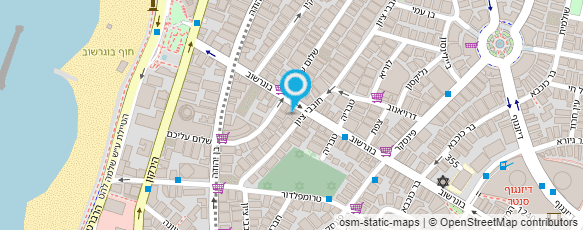 מפת הגעה אל נקניקיה שכזאת