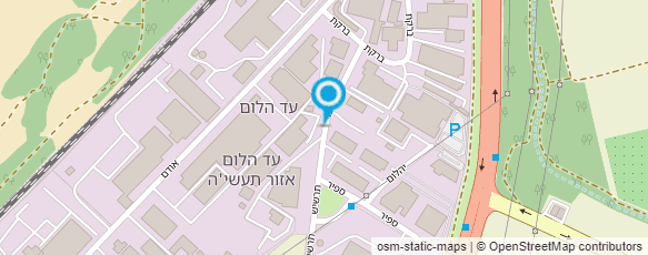 מפת הגעה אל טלאור כראדי פינוי פסולת