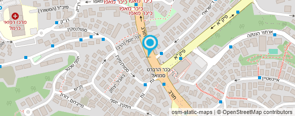 מפת הגעה אל פיצה פדאל חיפה