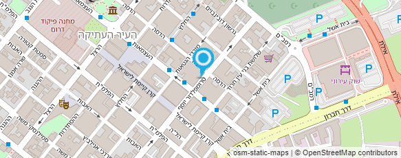 מפת הגעה אל הסנדק, באר שבע