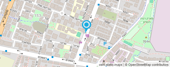 מפת הגעה אל פיצה ברודווי