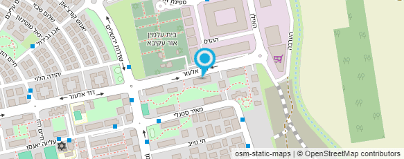 מפת הגעה אל מקום של אוכל