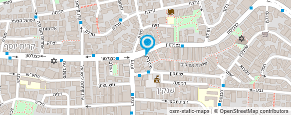 מפת הגעה אל טוני ווספה גבעתיים