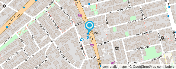 מפת הגעה אל בוזי-סושי נודלס בר