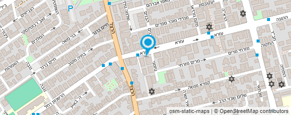 מפת הגעה אל ד״ר אלגד גבריאל  - רפואת שיניים חירום 24/6