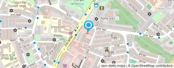 מפת הגעה אל רשת עגול שדרות