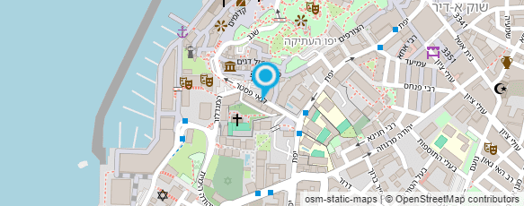 מפת הגעה אל מסעדת סנט ג'ורג'