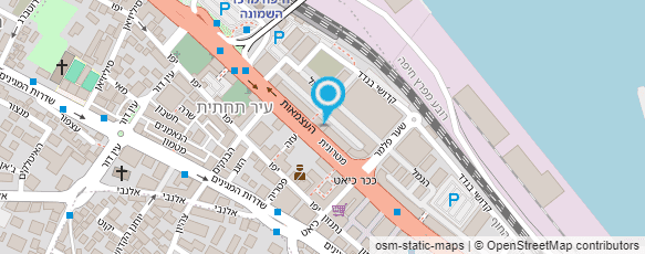 מפת הגעה אל קרמרי דה ל'אקלר -חיפה