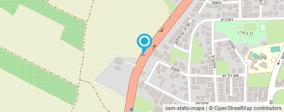 מפת הגעה אל השניצליה - גדרה