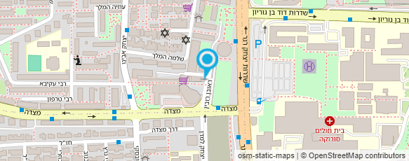 מפת הגעה אל סוסו אנד סאנס- באר שבע