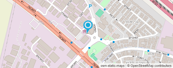 מפת הגעה אל בית הנקניקייה אזור