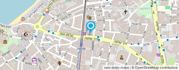 מפת הגעה אל עיסא פיש מרקט ISSA FISH MARKET