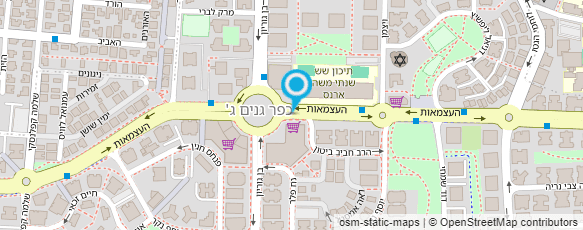 מפת הגעה אל גפאן גפאן פתח תקוה