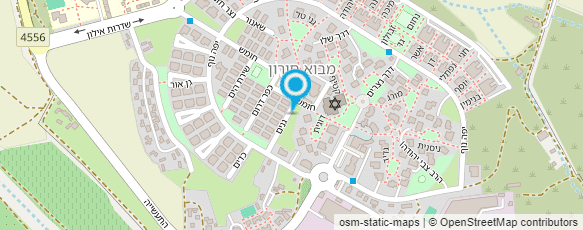 מפת הגעה אל אלום עץ