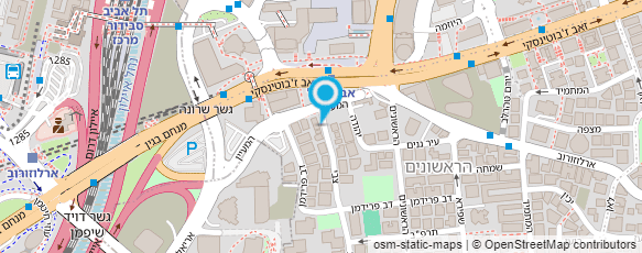 מפת הגעה אל ירוקים - מסעדה צמחונית