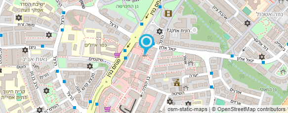 מפת הגעה אל הגינה שלי מפת הגעה אל הגינה שלי