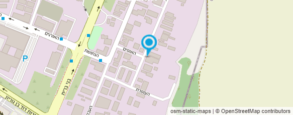 מפת הגעה אל צעידי פחחות וצבע