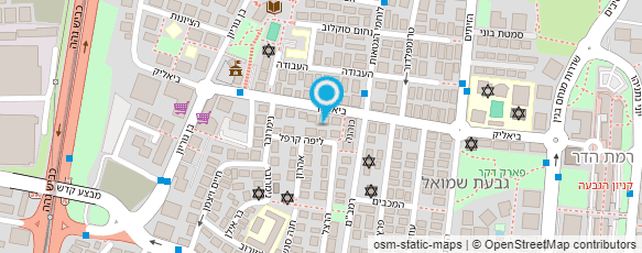 מפת הגעה אל פאפל ושניצל הכיכר