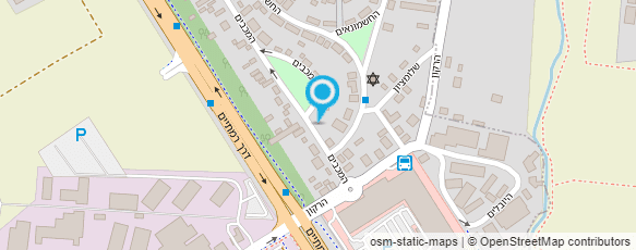 מפת הגעה אל בית קפה