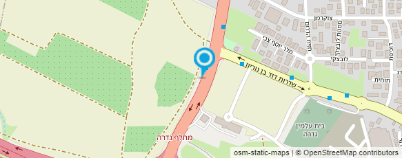 מפת הגעה אל HBB המבורגר גדרה