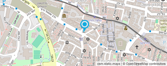 מפת הגעה אל מחניודה מפת הגעה אל מחניודה