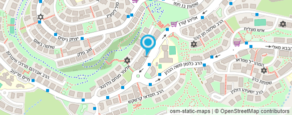 מפת הגעה אל מנפיס ירושלים