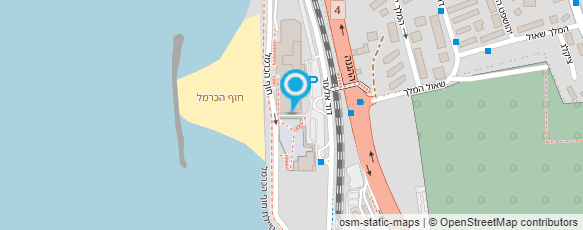 מפת הגעה אל שווארמה האחים חוף כרמל