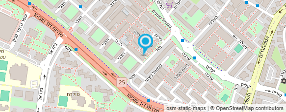 מפת הגעה אל ג'ירוס שווארמה