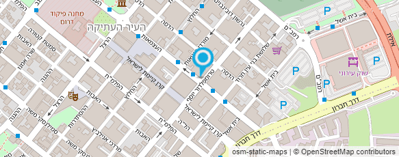 מפת הגעה אל מסעדת גלמור