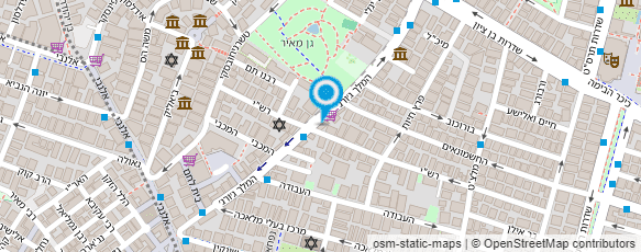 מפת הגעה אל TS סטודיו לקעקועים