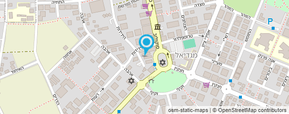 מפת הגעה אל פיצה רונדו