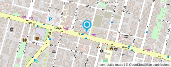 מפת הגעה אל נונה טוסט נקניק