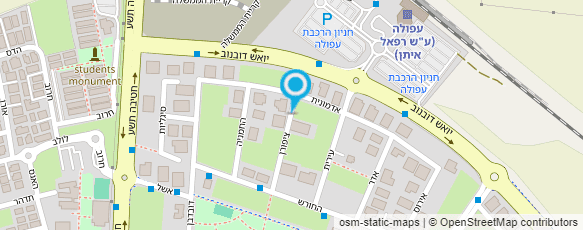 מפת הגעה אל bridal store- אינה שמלות כלה