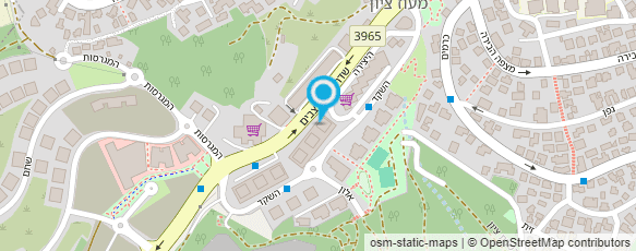 מפת הגעה אל פיצה רומי