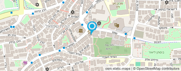 מפת הגעה אל מוסך המרכז