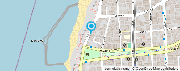 מפת הגעה אל פאפא ג'ונס בת ים