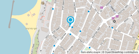 מפת הגעה אל דבורה קלדרון - משרד עורכי דין Deborah Calderon - cabinet d'avocat