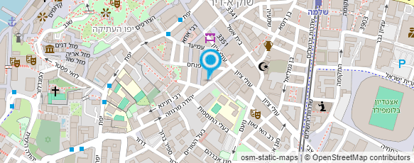 מפת הגעה אל WC בר יין ושוקולד