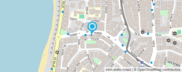 מפת הגעה אל בית הפיצה הישראלי