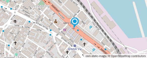 מפת הגעה אל בולס חיפה עיר תחתית