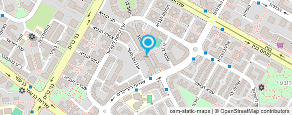 מפת הגעה אל שרותי מזון W.F.T.