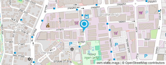 מפת הגעה אל בורגר סטיישן רעננה