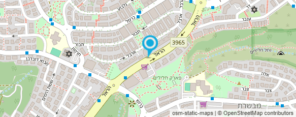 מפת הגעה אל פיצה פרגו - מבשרת ציון