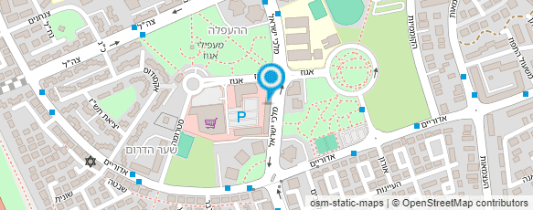 מפת הגעה אל גלידריה קפה קרים