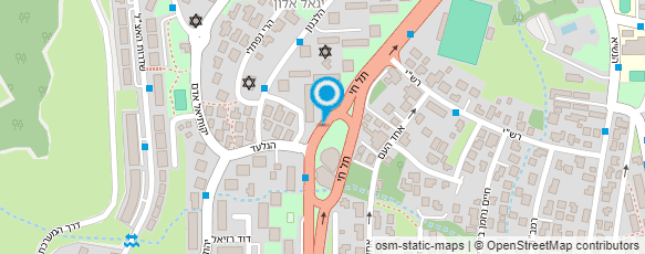 מפת הגעה אל השניצליה - קריית שמונה