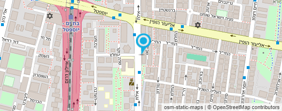 מפת הגעה אל קרן היופי פדיקור רפואי