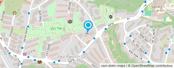 מפת הגעה אל פיצה סטורי רמת שאול חיפה