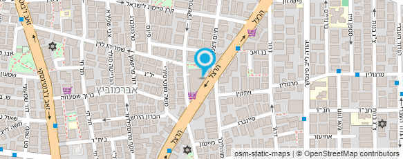 מפת הגעה אל פיצה סטורי ראשון לציון